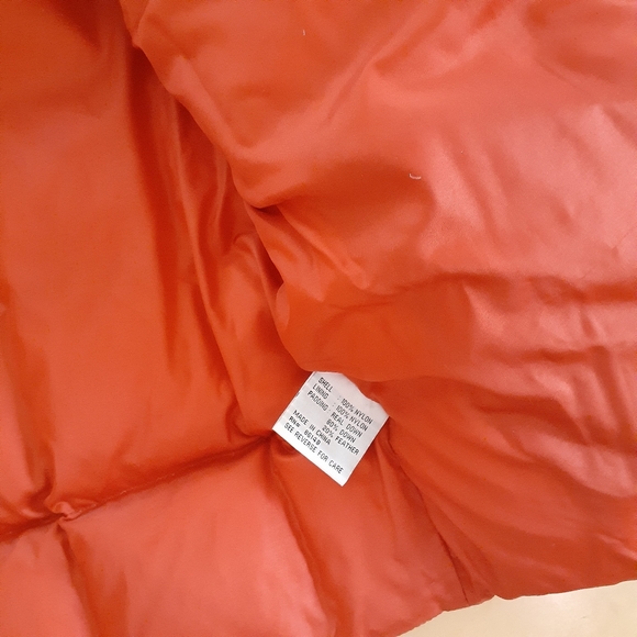 VTG Y2K G-Star Raw Denim Women's Down Jacket Red Size Small Rare - Picture 10 of 11